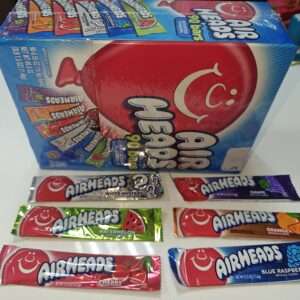 [ 90 bars x 15.6g ] AirHeads Assorted Flavors [ All 6 Flavours ]