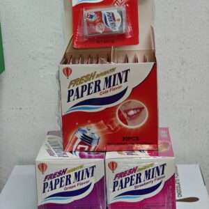 [ 0.8g x 20pkt ] Paper Mint [ Cola / Grape / Strawberry ] Halal