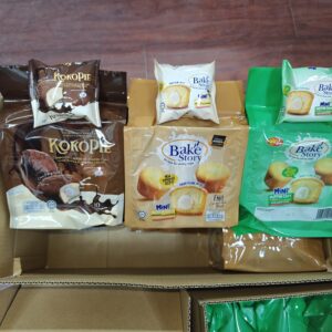 [ 20g x 10pcs ] Bake Story KoKoPie Choco / Mini-Muffin Original / Mini-Muffin Pandan [ Halal ] ( With Cream filling )