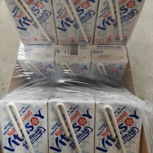 ( 250ml x 24pkts ) VitaSoy Regular Less-Sugar [ Healthier Choice ] Halal