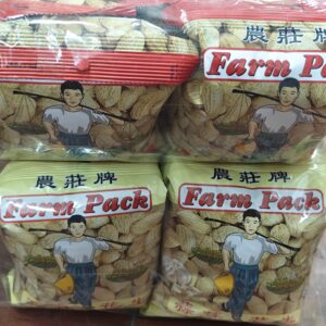 [ 120g x 10pkt ] Farm Pack Peanut [ Roasted / Garlic ]