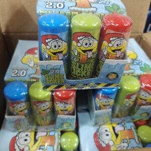 [ 60g x 12bottles ] Toxic Waste Slime Licker 2.0 Sour Liquid Candy [ USA ]
