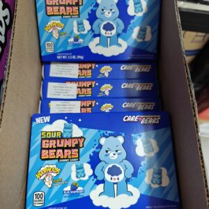 [ 99g x 12pkt ] WarHeads Sour Grumpy Bears