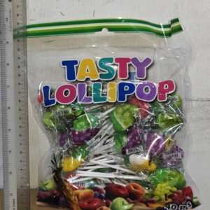 [ 40 sticks ] Grape Shaped Lollipops ( Assorted Colors ) Halal
