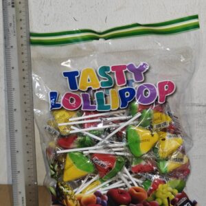 [ 40 sticks ] Watermelon Shaped Lollipops ( Assorted Colors ) Halal