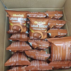 [ 60g x 18pkts ] Obalab Lava Bread – Chocolate [ Halal ]