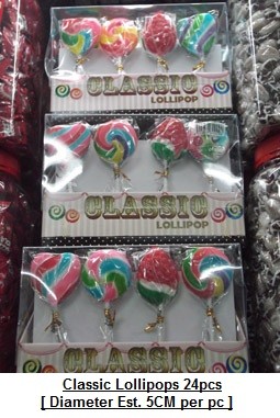 [ 24 sticks ] Classic Lollipops [ Halal ]