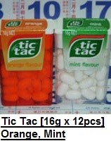 [ 14.5g x 12pkt ] Tic Tac [ Orange / Strawberry Mints / Mint ]