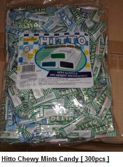 [ 300pcs ] Hitto Chewy Candy [Mint] Halal