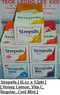 [ 6 Loz x 24packs ] Strepsils [Honey Lemon / Regular / Vitamin C-100 / Extra Strong Mint]