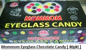 [  40pkts ] Mommom Eyeglass Chocolate Candy [ Halal ]