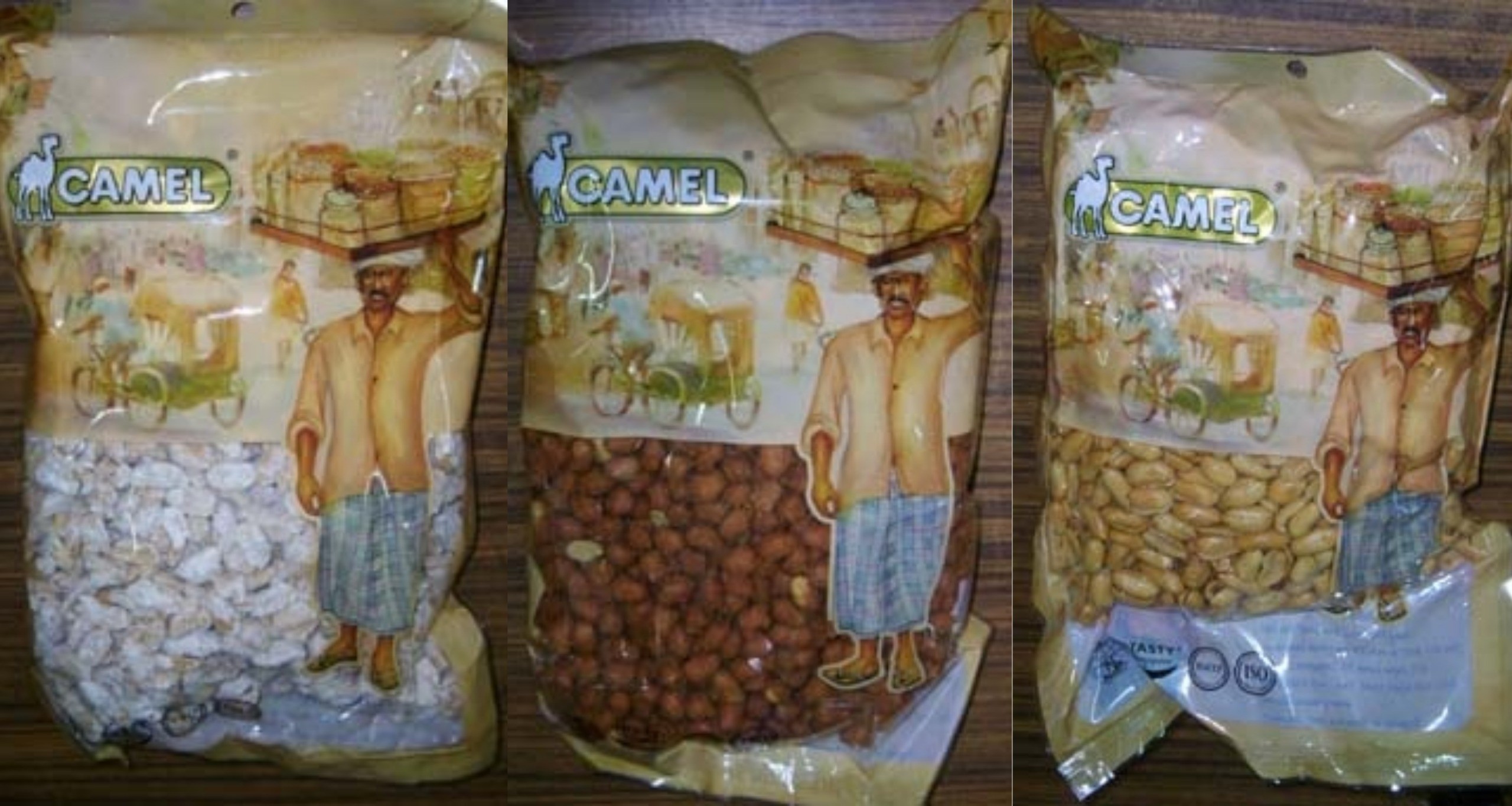 [ 1KG Pack ] Camel Nuts [ Mixed Snacks / Roasted Peanuts / White Sugar Nuts / Cracker Peanuts ]