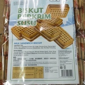 [ 560g [4pcs x 14pkts] ] Ori Biscuits Milk Cream [ Halal ]