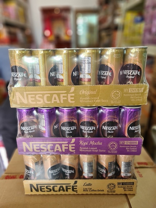 [ 240ml x 24cans ] Nescafe [Original / Mocha / Latte]
