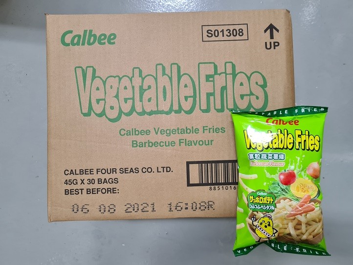 Calbee Vegetable Fries BBQ 45g x 30packs