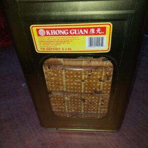 Khong Guan Sultana Biscuits 4.8KG [ Returnable Metal Tin @ $3.00 ]