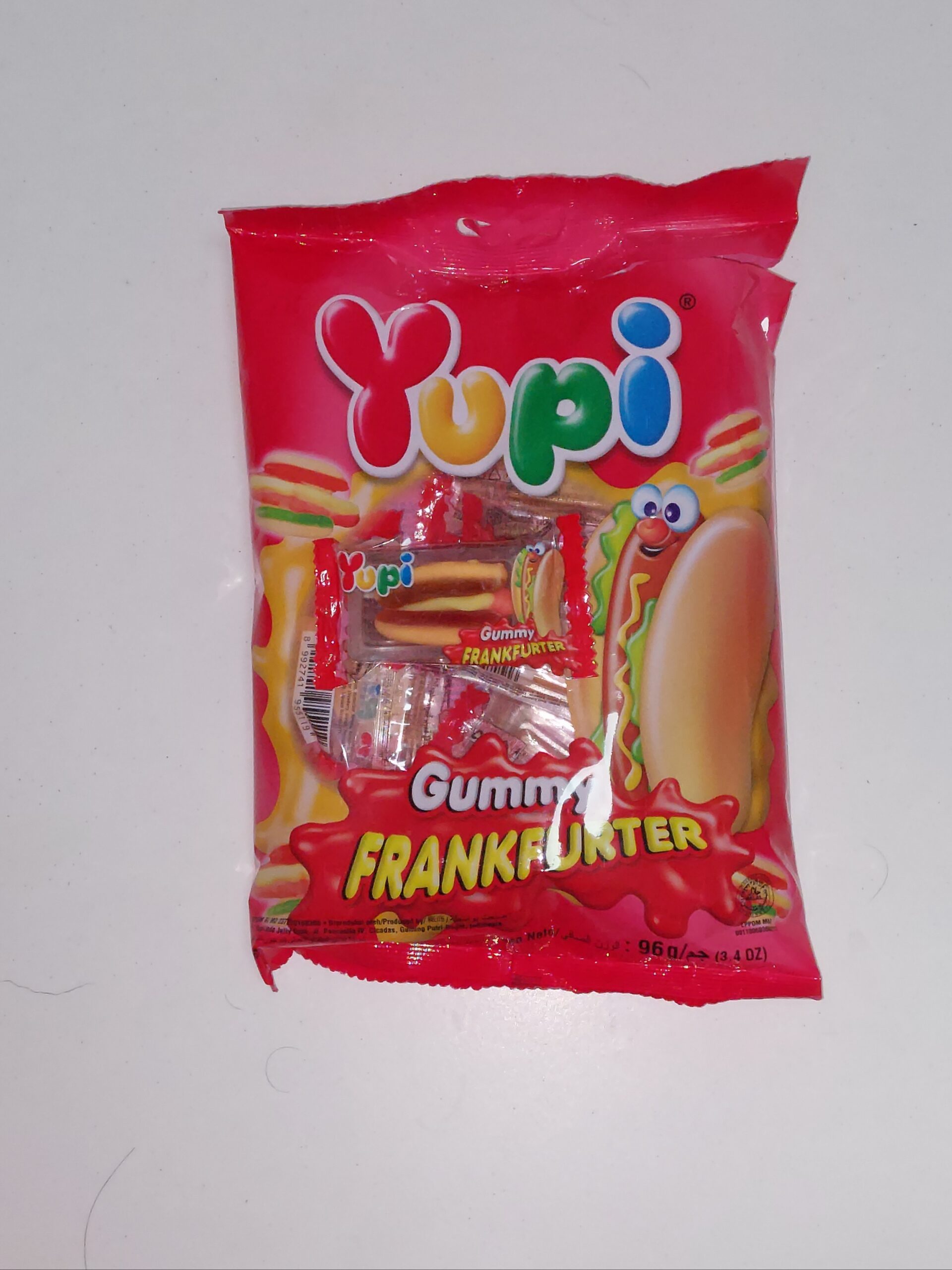 [ 96g x 6 packs ] Yupi FrankFurter [ Est. 12 small Sachets per pack ]