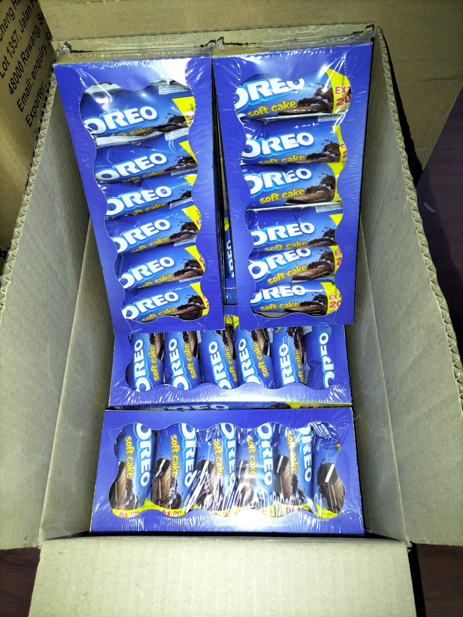 [19.2g x 12roll] Oreo Soft Cake Chocolate [ Halal ]