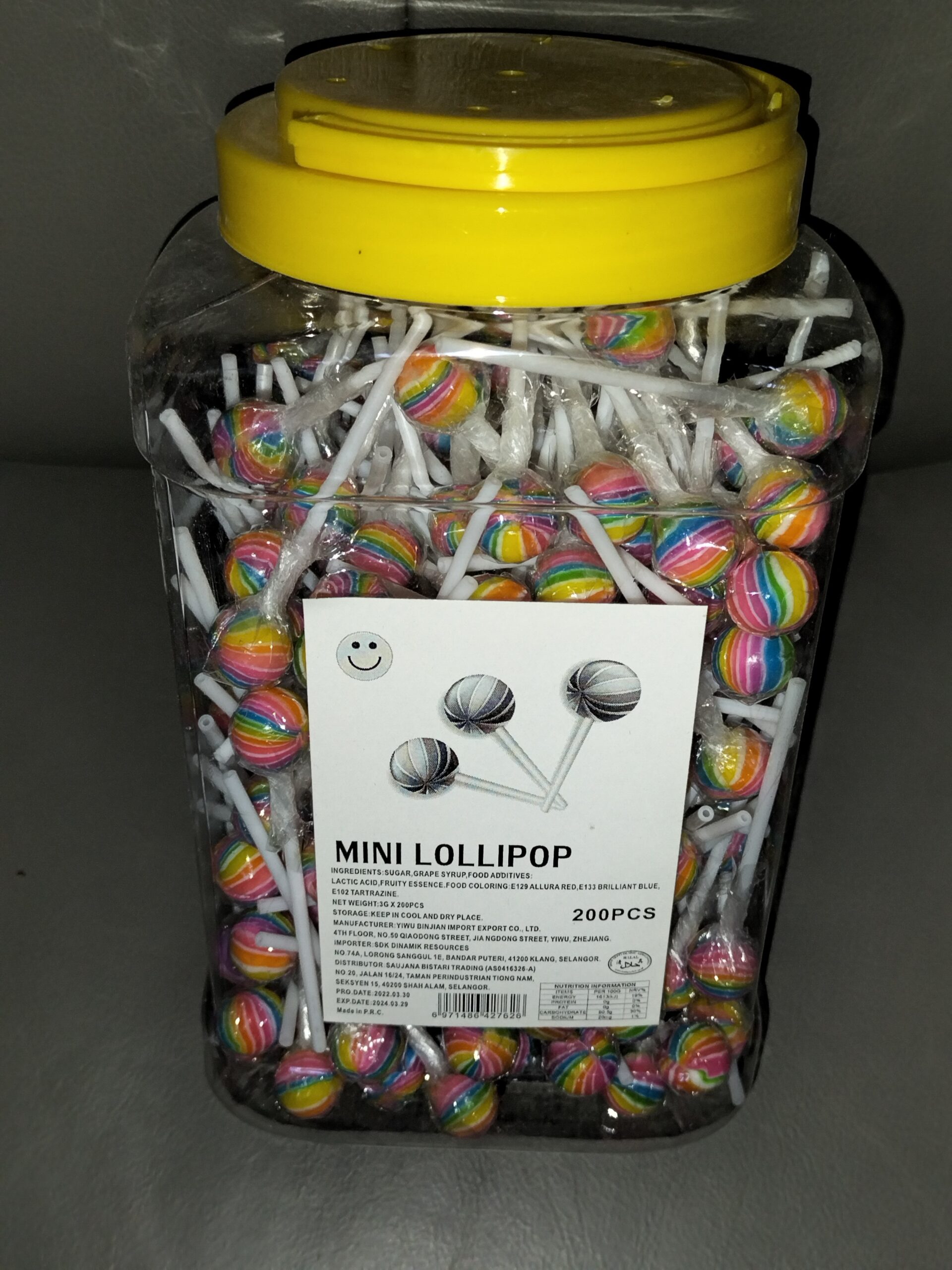 [ 200sticks ] Mini-Lollipops [ Halal ]
