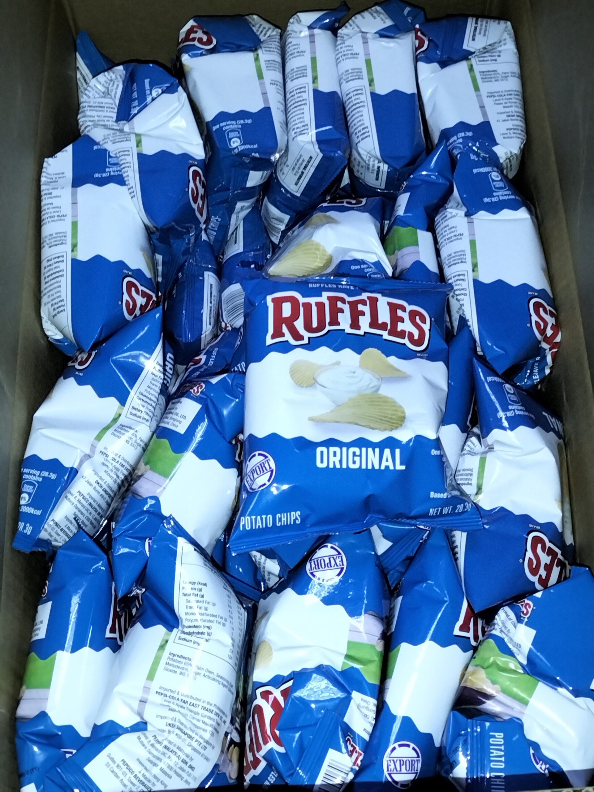 [ 28.3g x 50pkt ] Ruffles Original