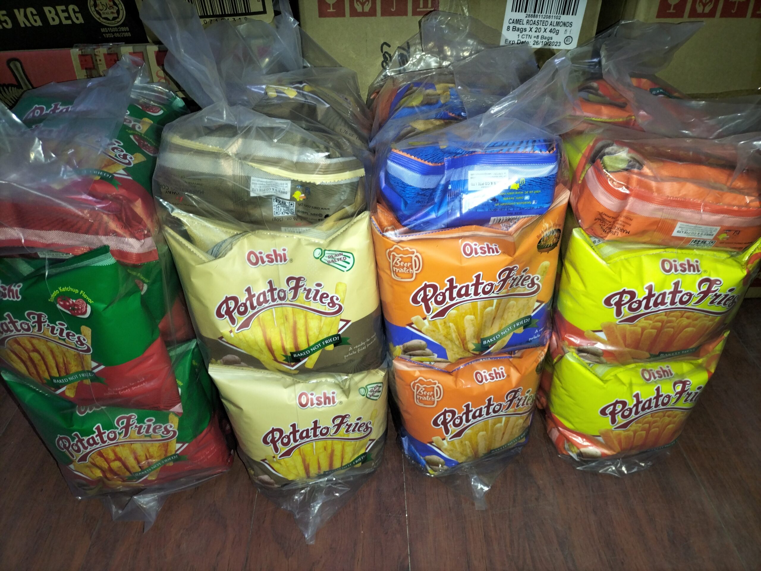 Oishi Potato Fries 50g x 10pkt [Original / Tomato]