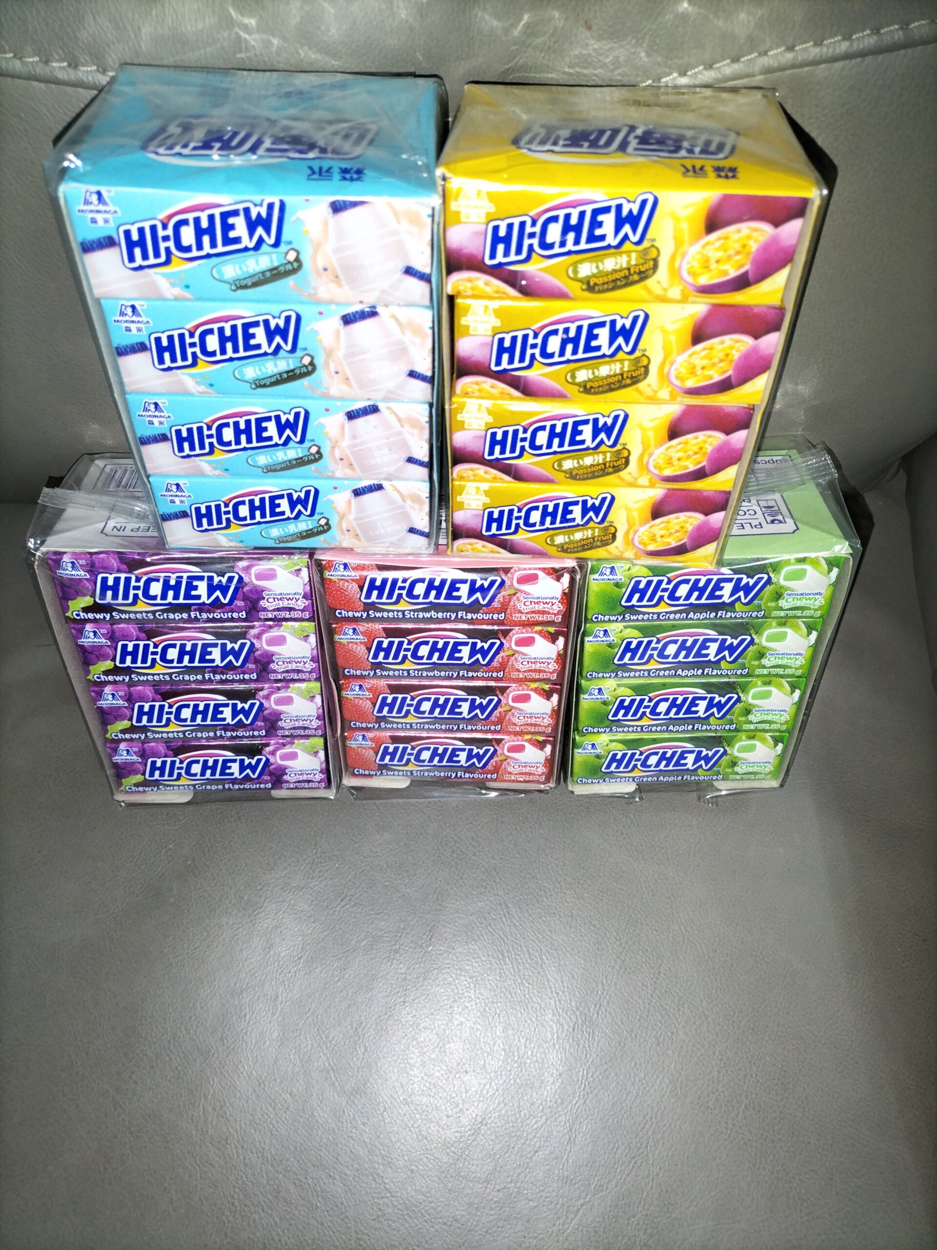 [ 20sticks ] Morinaga Hi chew [Apple / Strawberry / Grape / Passion Fruit / Yogurt ]
