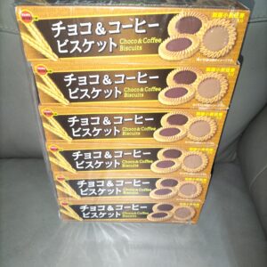 [ 108g x 12pkt ] Bourbon Choco & Coffee Biscuits [ Japan ]