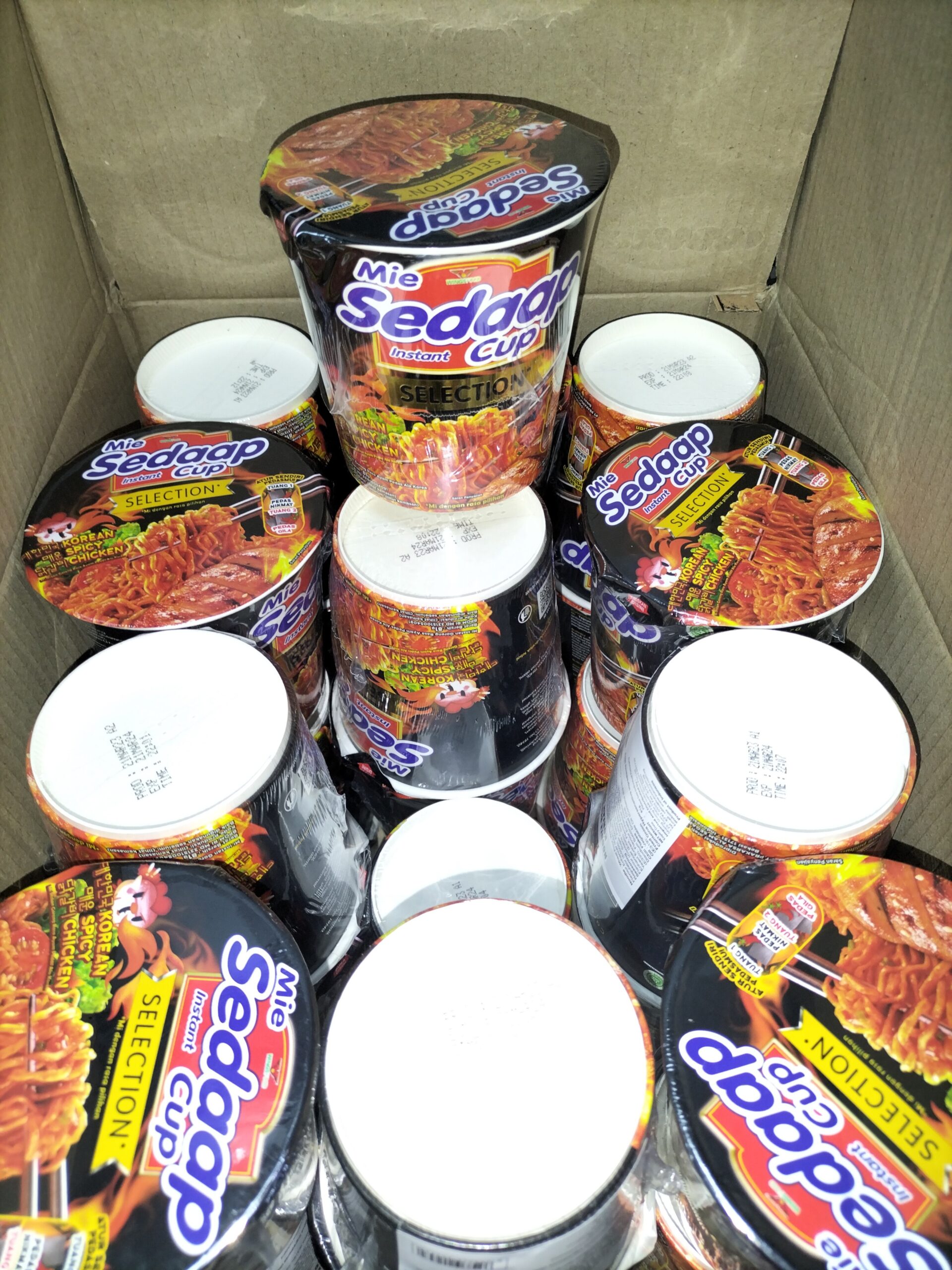 [ 81g x 24 Cups ] Mi Sedaap Korean Spicy Chicken