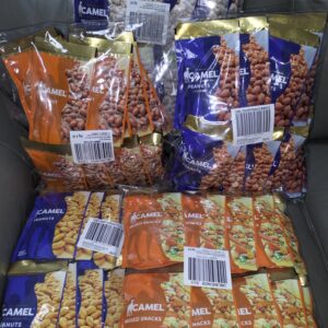 [  36g x 20pkts ] Camel Nuts [Roasted Peanuts / White Sugar Nuts / Cracker Peanuts / Mixed Snacks / Ikan Bilis Nut]