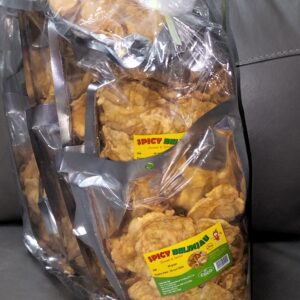 [ 80g x 10pkt ] Indonesia Sweet&Spicy Belinjao Crackers [ Halal ]