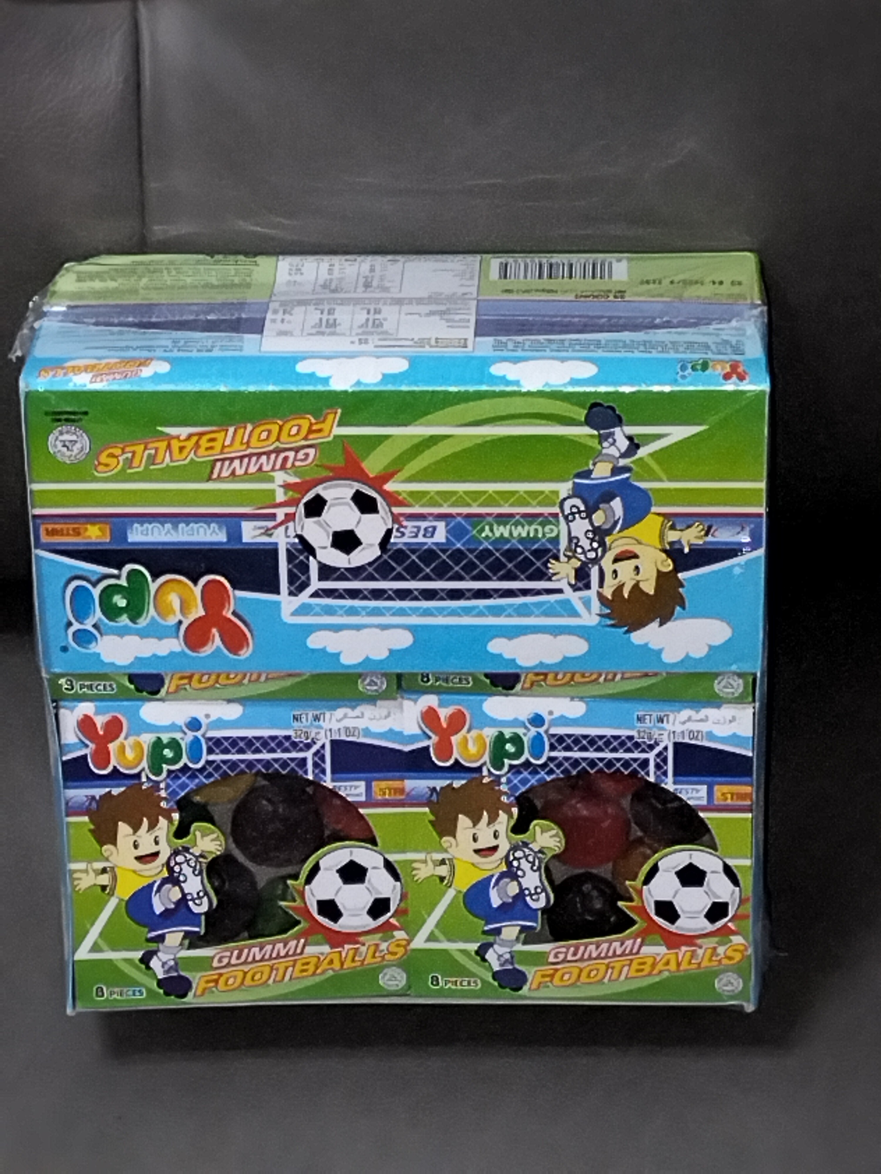 [ 32g x 24pkt ] Yupi Footballs Gummy [ Halal ]