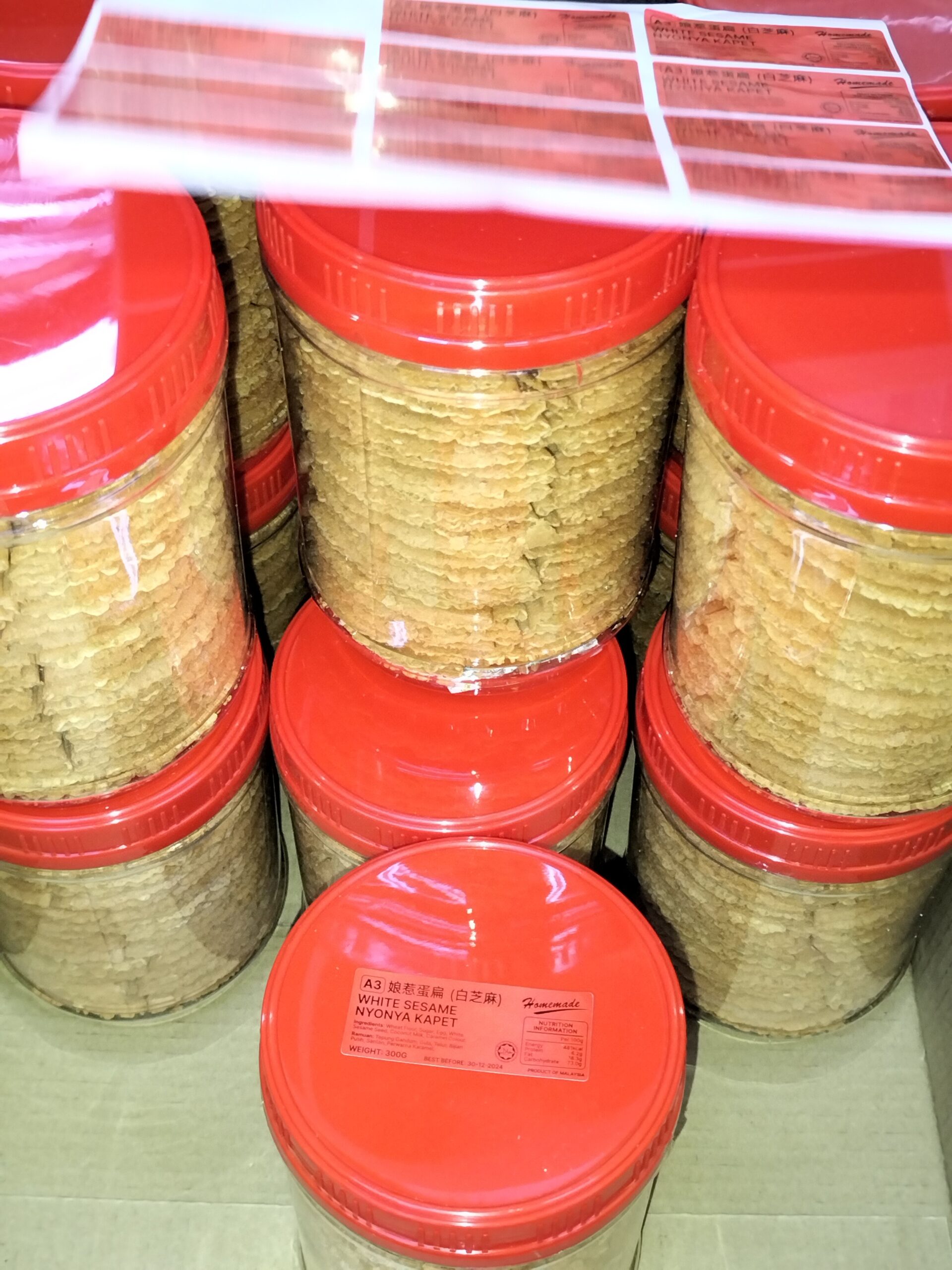 [ 300g ] Nyonya Kapet White Sesame