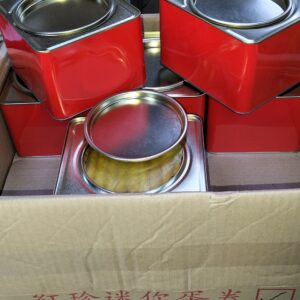 [ Red Tin ] Love Letter Egg Roll Metal Tin ( Small Roll )