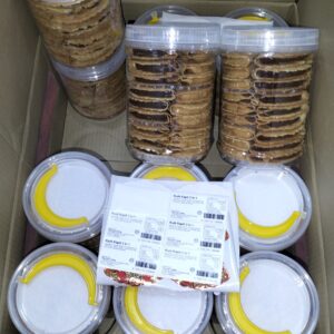 [ 430g ] Kuih Kapit Chocolate mix Peanut Butter [ Halal ]
